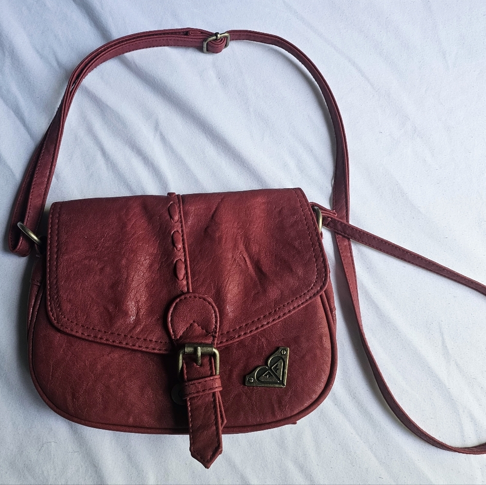 Roxy Y2K Red Leather Crossbody Bag
